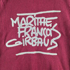Vintage Marithe Francois Girbaud Sweater Large Red Wool Zip Up Limited Edition